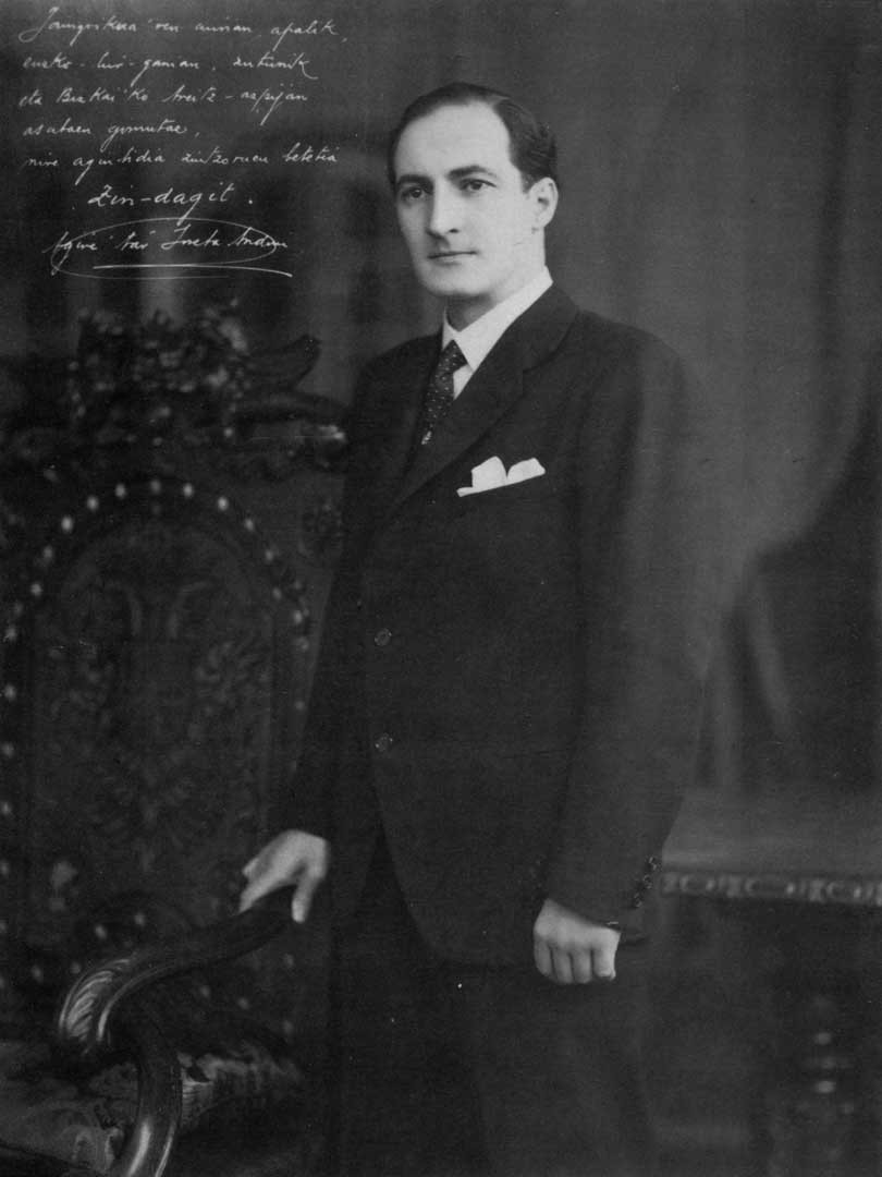 Euskal Abertzaletasunaren Museoa. Jose Antonio de Agirre y Lekube