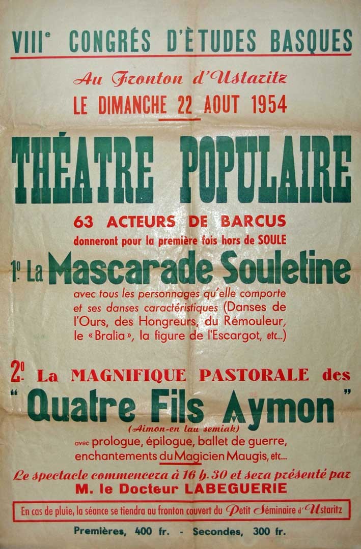 Euskal Abertzaletasunaren Museoa. Eusko Ikaskuntzaren VIII. Kongresua