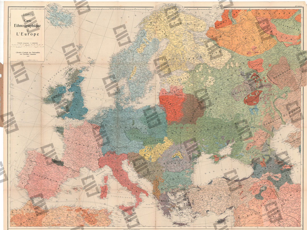 Euskal Abertzaletasunaren Museoa - Europako karta etnografikoa