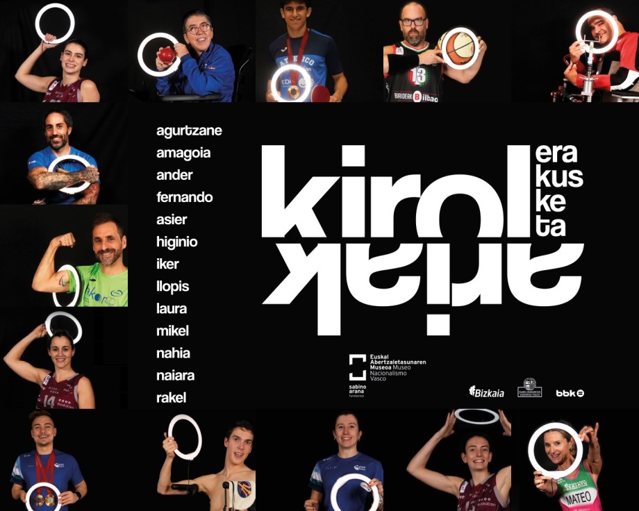 Euskal Abetzaletasunaren Museoa. Kirolariak erakusketa