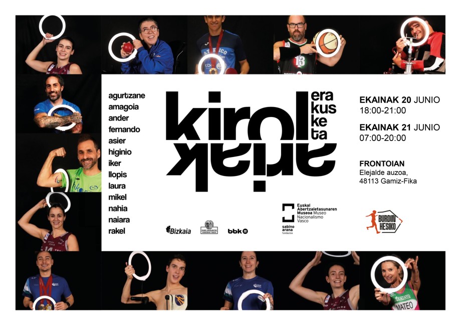 Euskal Abertzalesunaren Museoa. Kirolariak. Fika